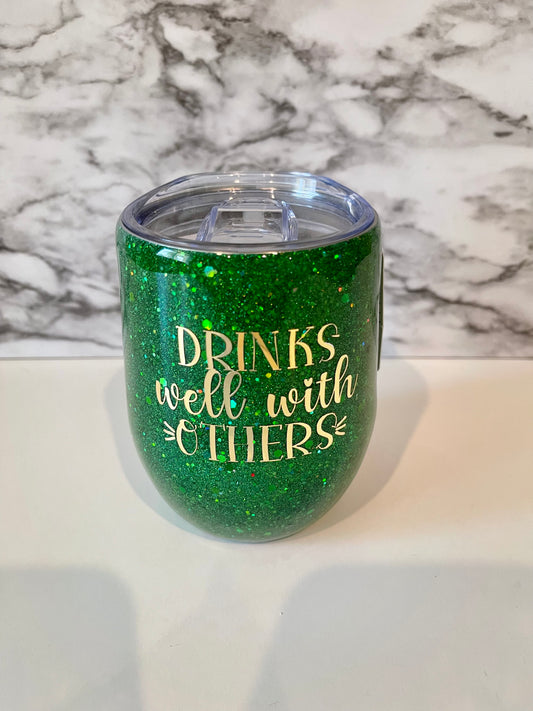 Drinks Well With Others Wine Tumbler