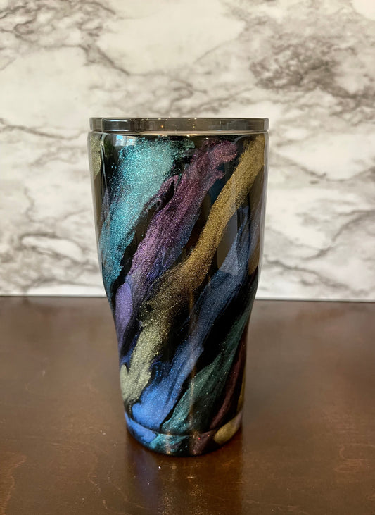 Black Milky Way Mica Tumbler