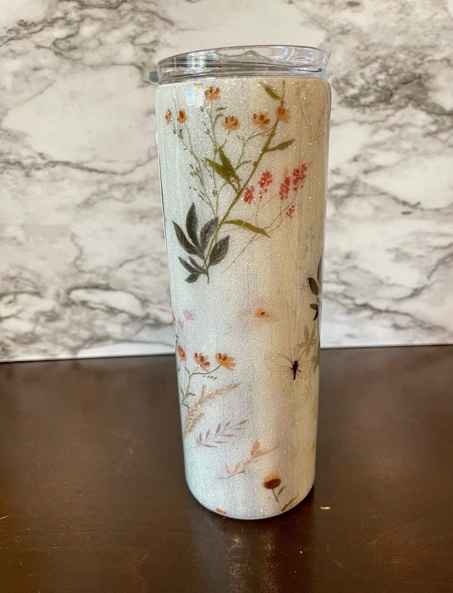 Wild Flowers full wrap Tumbler