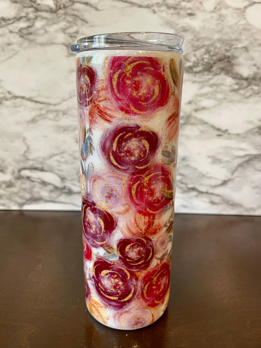 Roses Full Wrap Tumbler