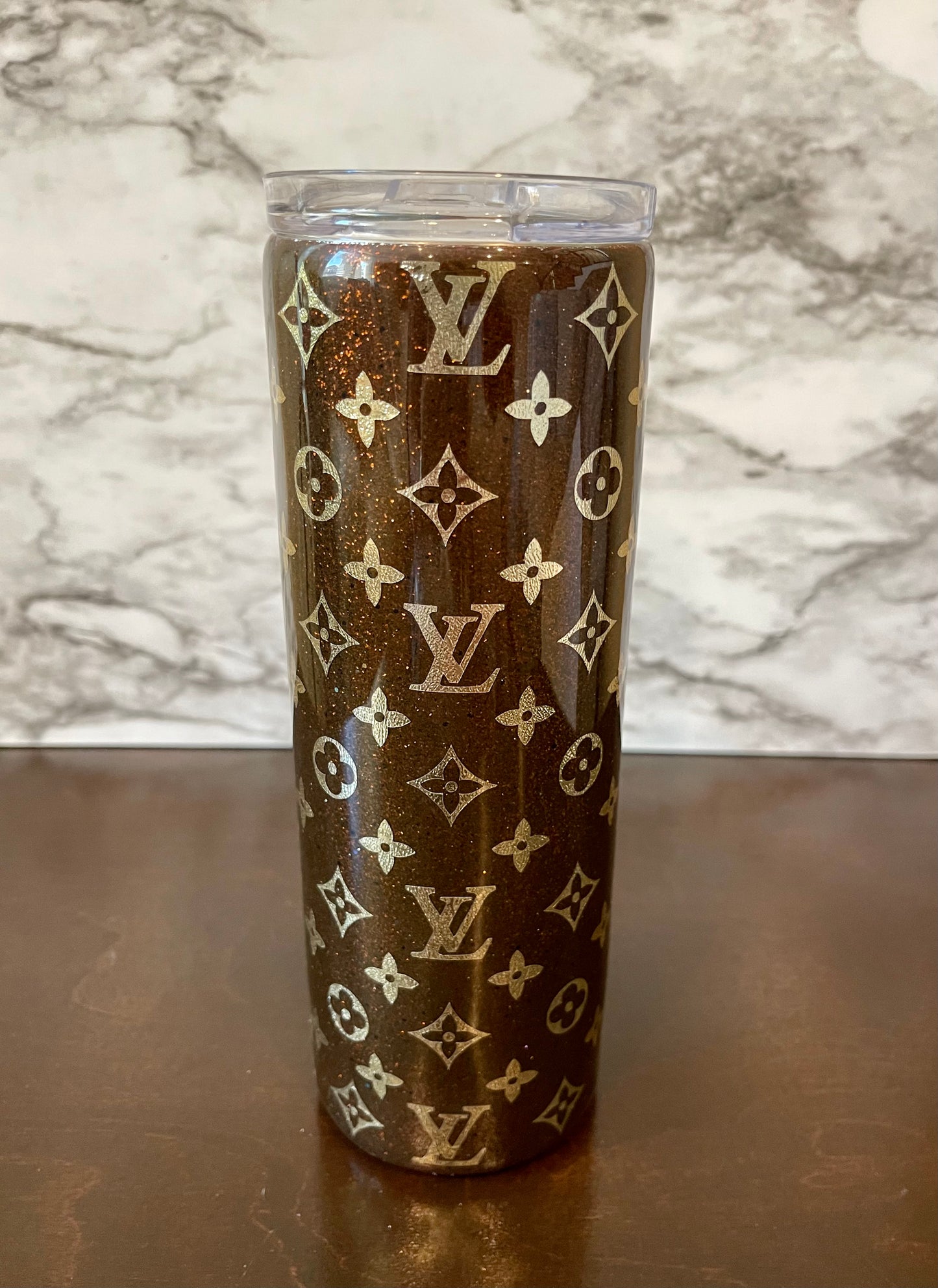 Louis Vuitton Classic Brown Tumbler