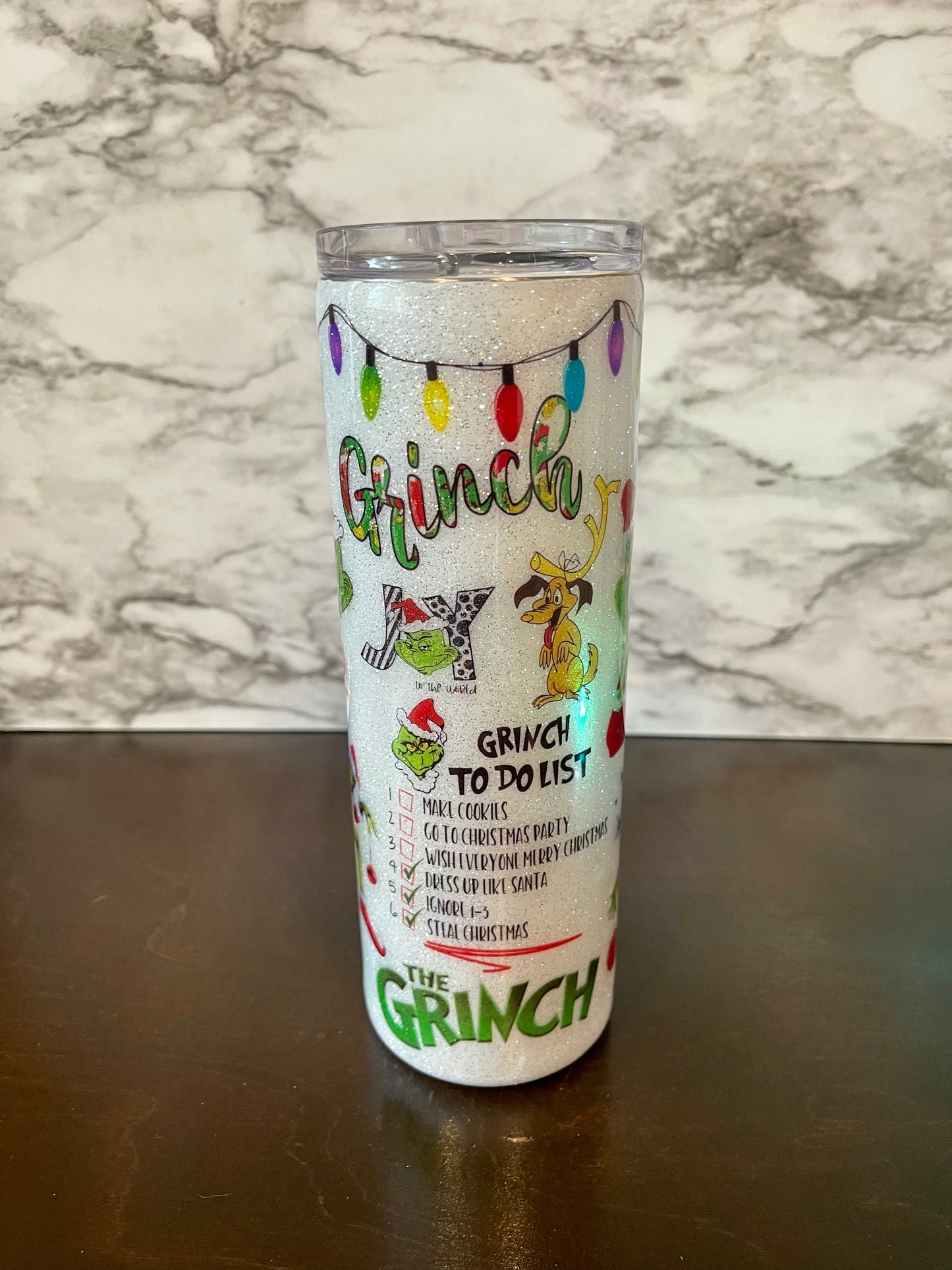 Grinch Full Wrap 20 oz. Tumbler