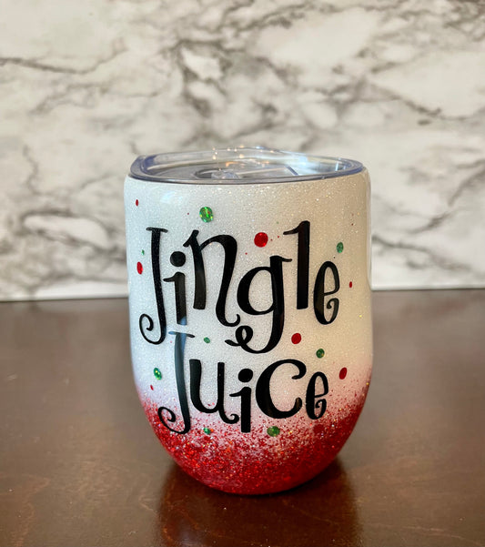 Jingle Juice - Red - Wine Tumbler