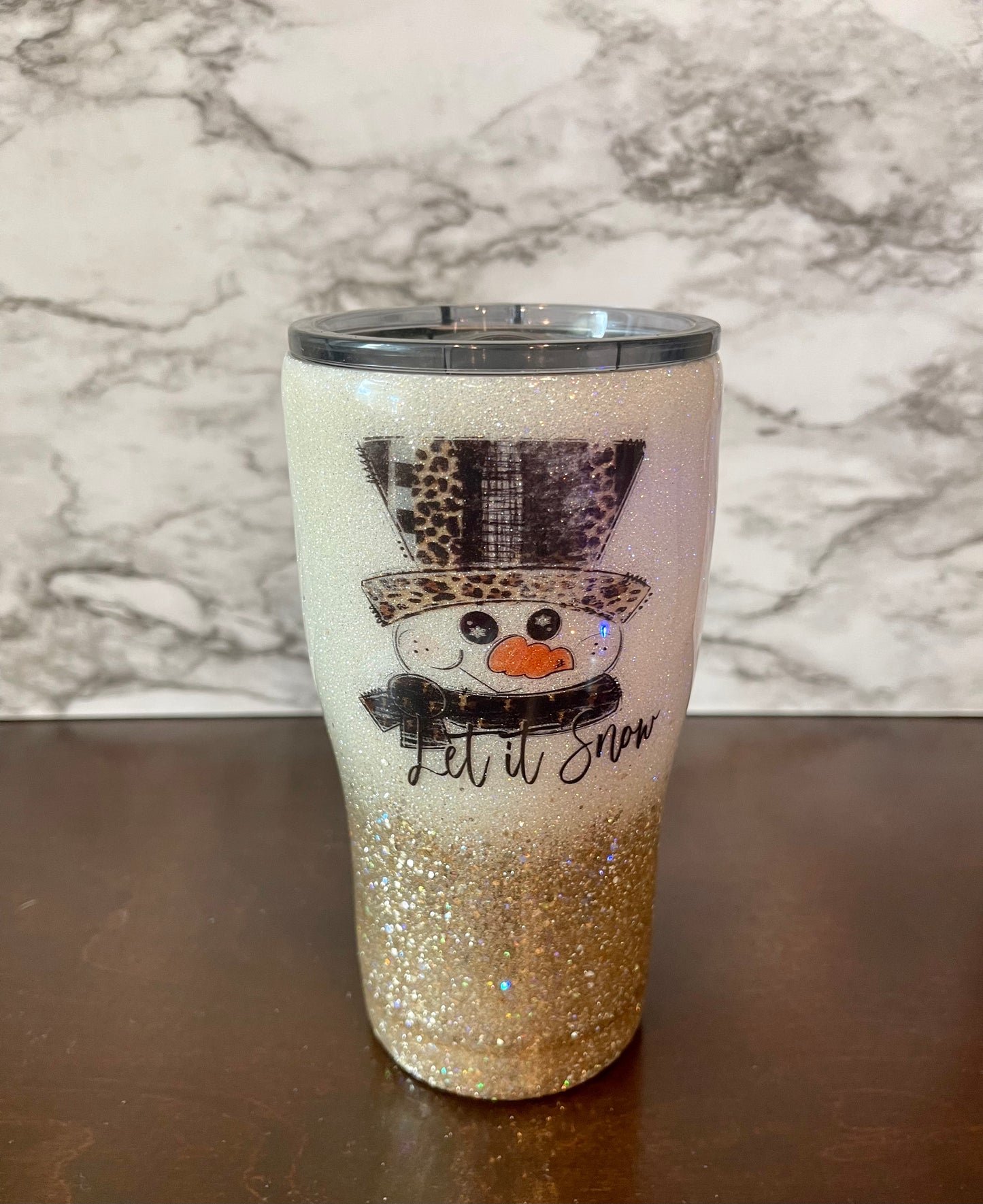 Snowman Let It Snow 20 oz. Tumbler