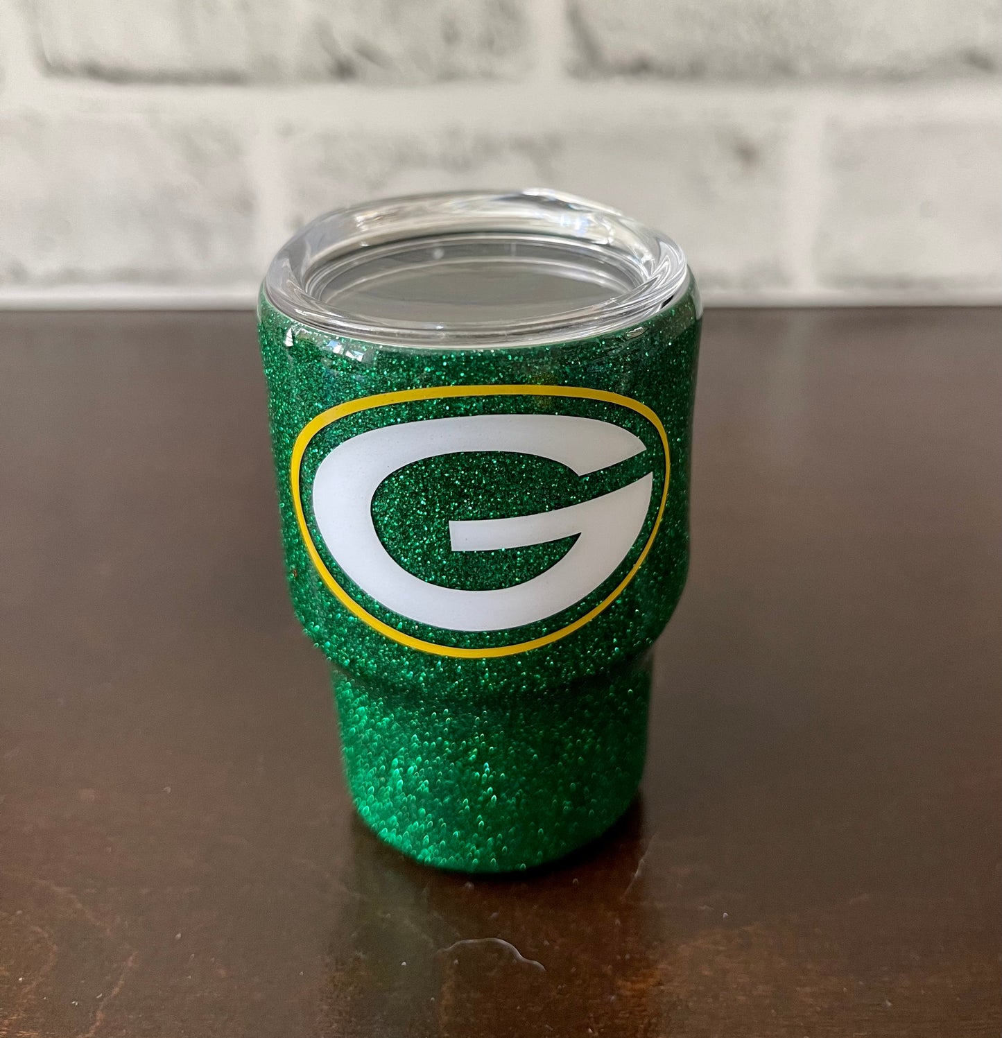 Greenbay Packers Glitter - 3 oz. Shot Glass