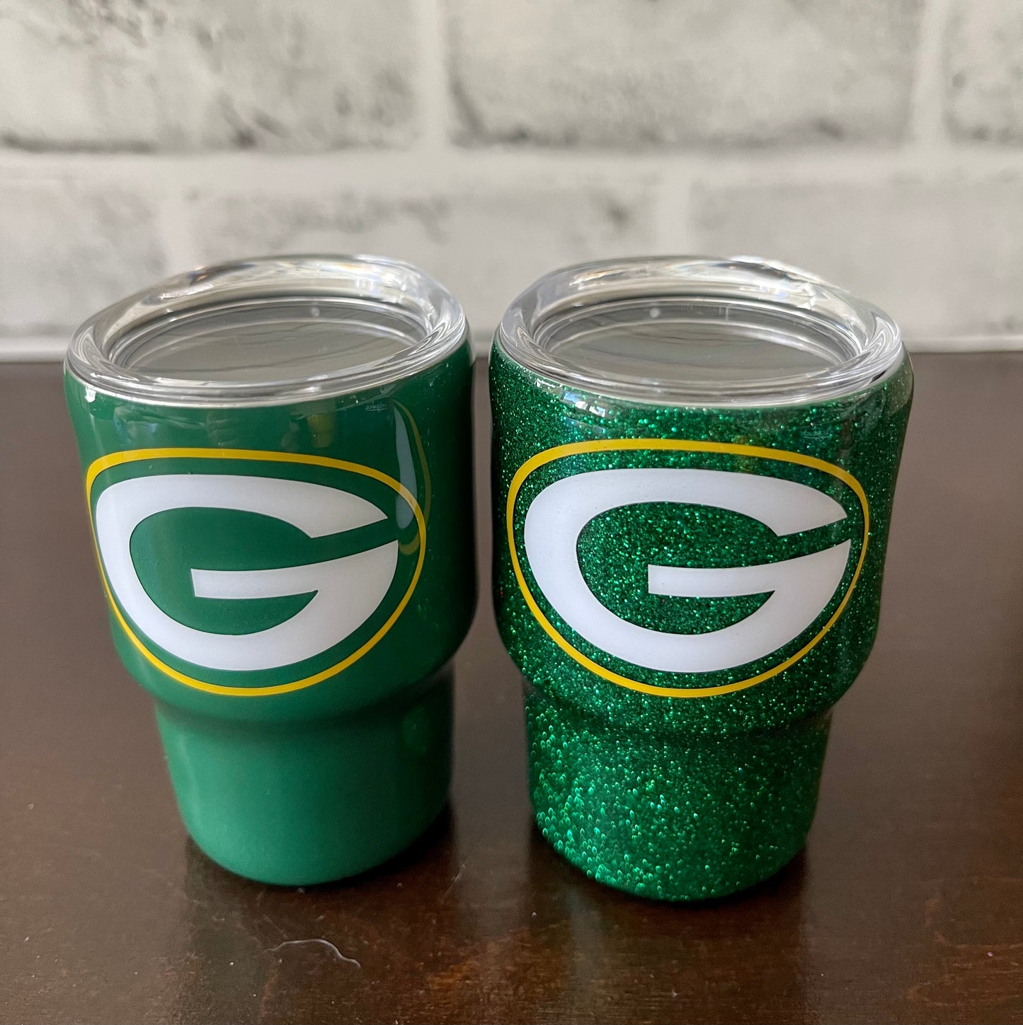 Greenbay Packers Glitter - 3 oz. Shot Glass