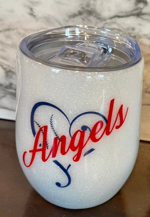 Angels wine tumbler